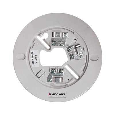 Base para detector HOCHIKI HSB-NSA-67 para sistema de alarmas